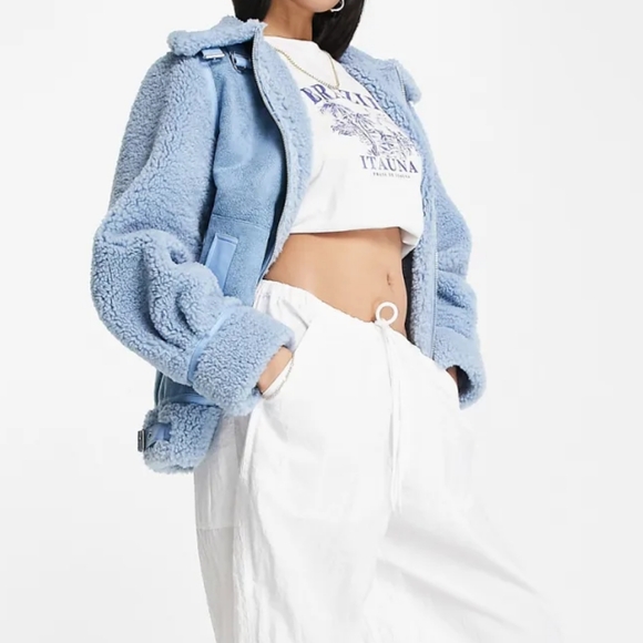 ASOS Miss Selfridge Aviator Jacket - Picture 3 of 7